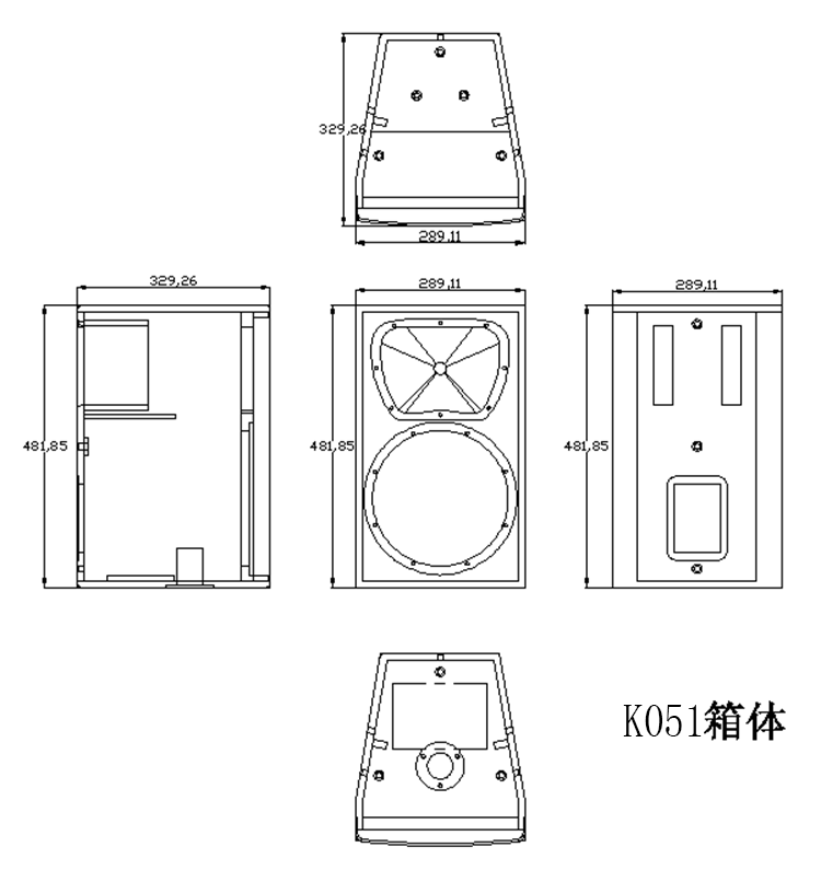 k051单10寸全频音箱