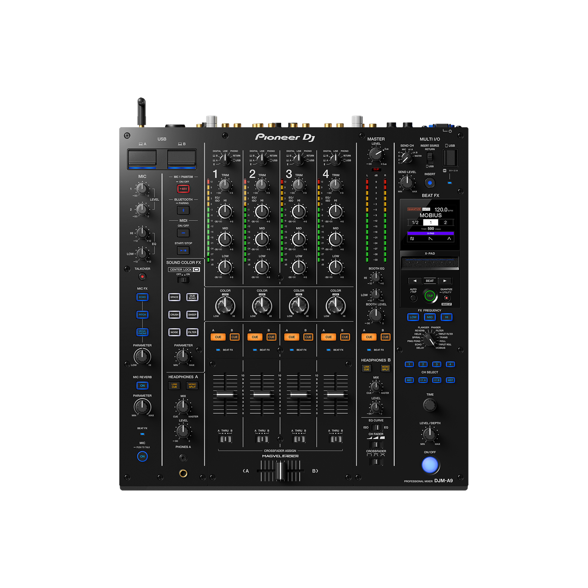 先锋 DJM-A9 DJ四路混音台