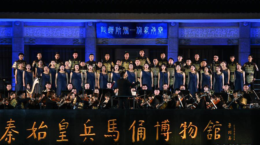 音乐会舞台音响设计，兵马俑博物馆“奇迹之夜”