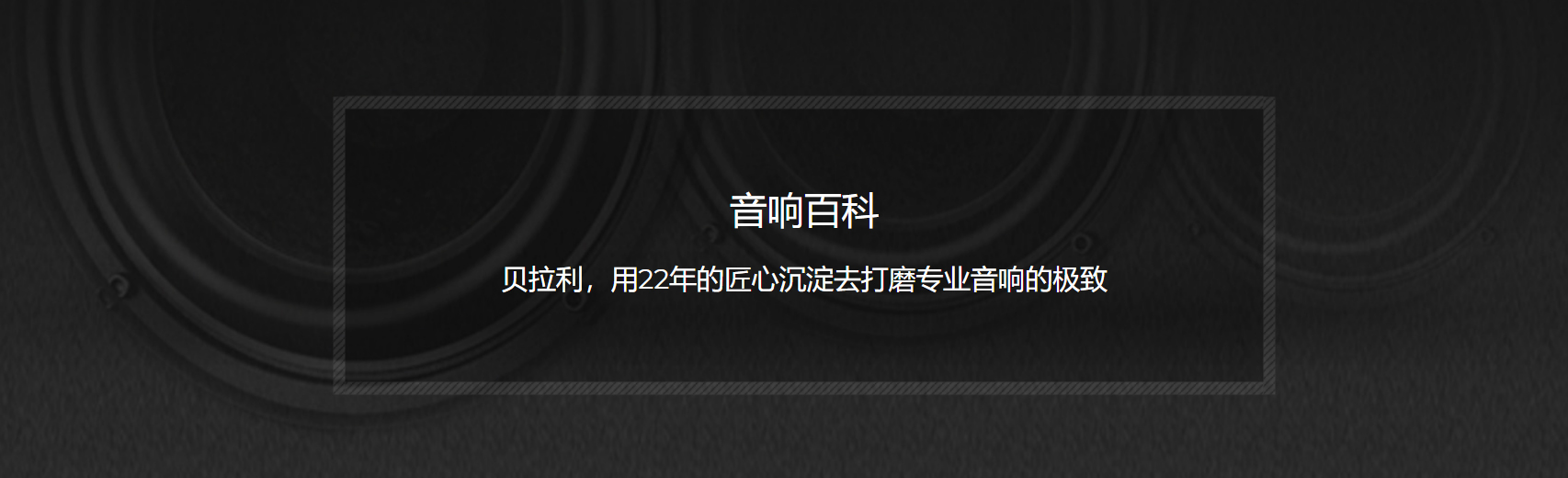注重品牌价值，贝拉利音响厂家满载22年硕果稳健前行